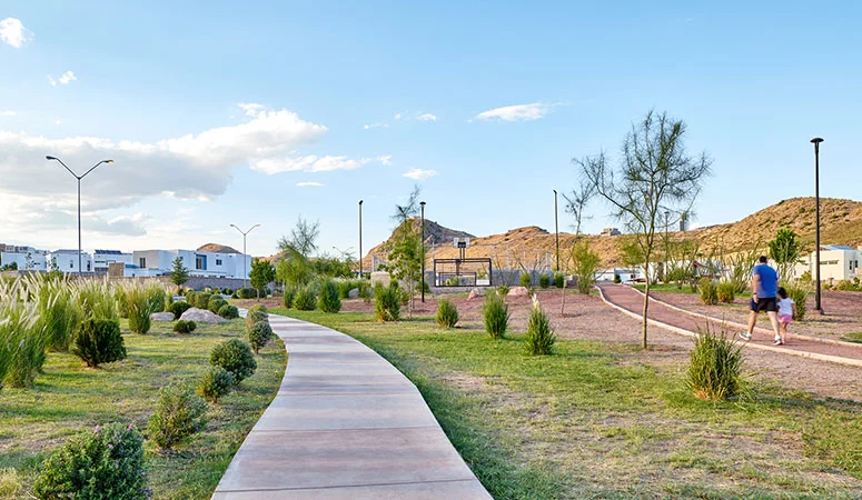 El parque lineal más grande de Chihuahua es parte de Valle Escondido Master Plan, donde se encuentra ubicado Trento Residencial.